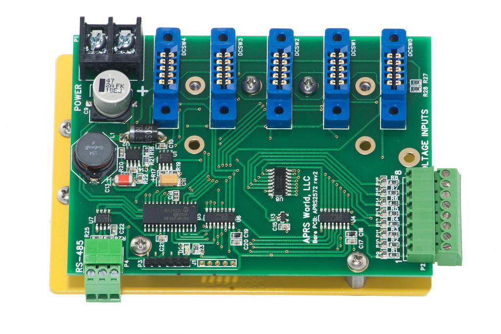 APRS7150: DCSWC: DC Switch Controller, 5 module motherboard, 8 analog inputs