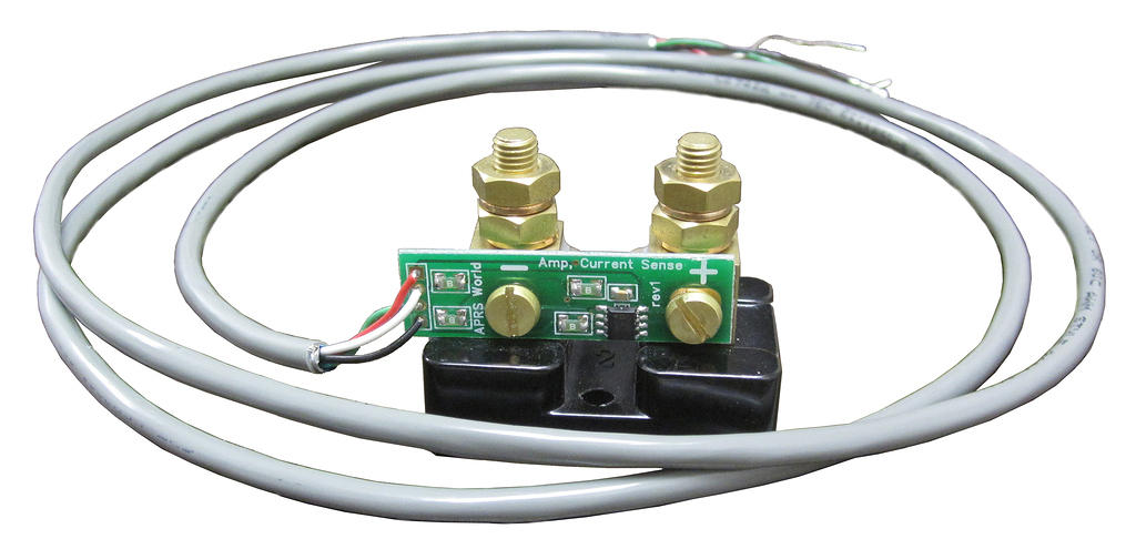 Current sense amplifier installed on 100A / 100mV Deltec MKA shunt.