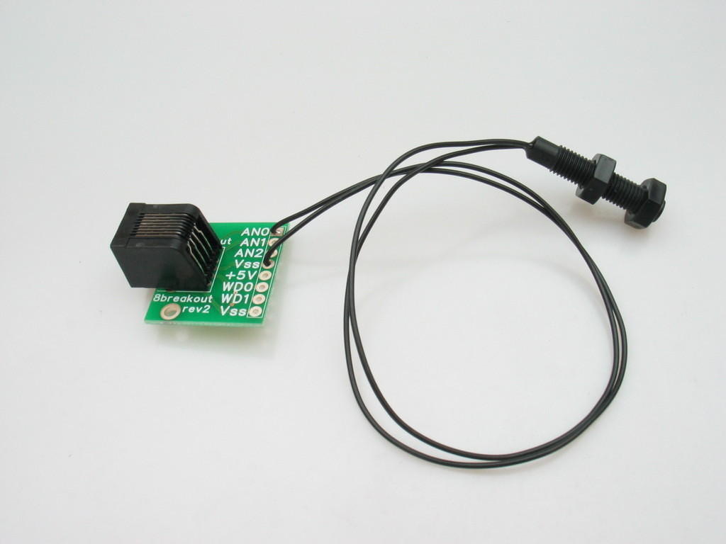 Reed Switch and RJ-45 Breakout Board Contained in the APRS6500 Anemometer and APRS6501 Anemometer Kit