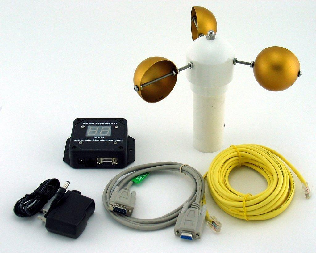 Wind Monitor II package with AC adapter, serial. (APRS6120)