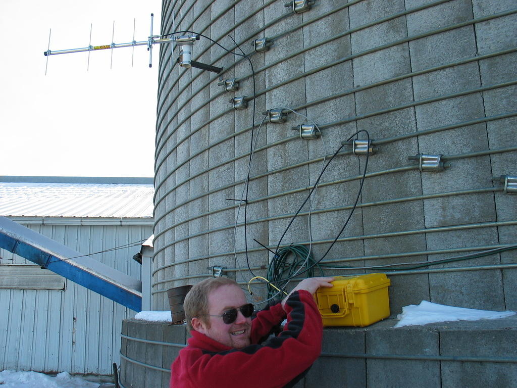 A January 2007 site visit - it was 0F outside. Brrr...