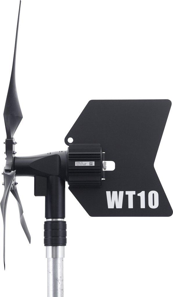 WT10 With Mast Quick Connect, Side View