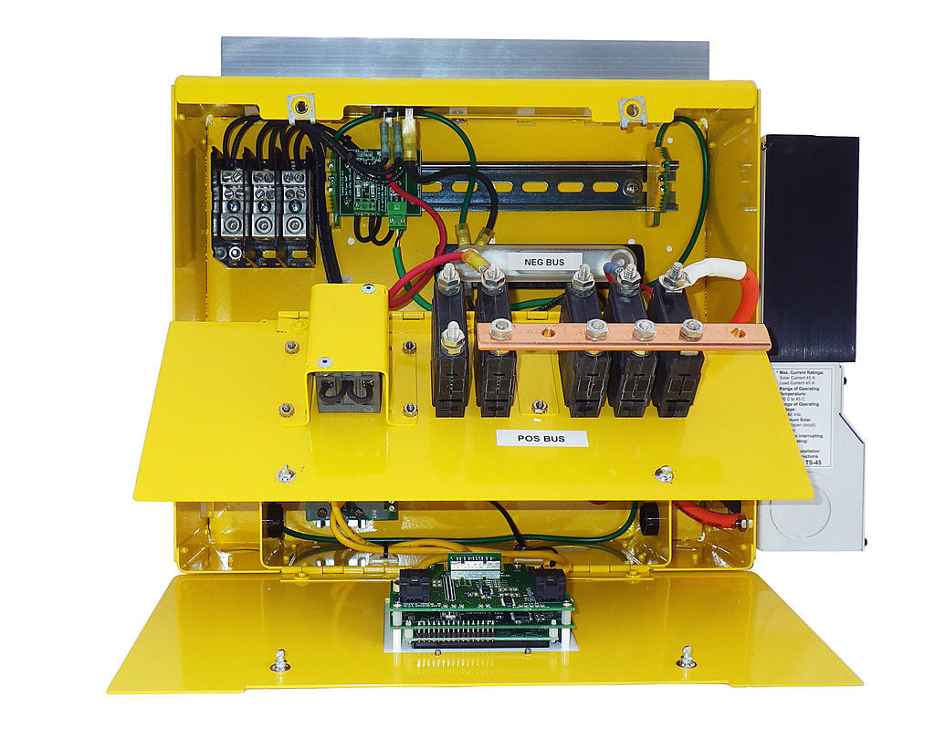 WTAPRS Turbine Control Panel with power and instrumentation compartments open.