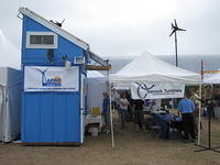APRS World's s-kid and Chinook Turbines' booth