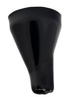 Anemometer / wind vane boot, black, molded vinyl