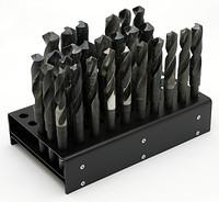 APRS9200: Reduced Shank Drill Bit Stand, Silver Deming, Heavy Duty for 50 Drill Bits (Drills Not Included)