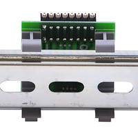 APRS6589: RJ-45 / 8P8C to Screwless Terminal Breakout Board with DIN Rail Clips