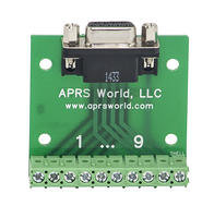 APRS6852: DB9 Female Breakout Board to Screw Terminals, Pack of 10