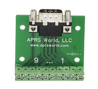 APRS6590: DB9 Male Breakout Board to Screw Terminals