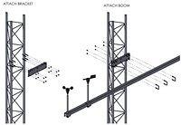 APRS6613: Boom Mounting Kit, Rohn 25G Tower