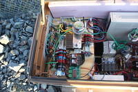 24 volt turbine, met sensors and cables from 72 volt turbine tower all come in this side