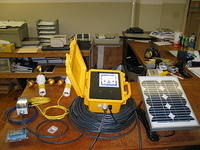 This is a custom Wind Data Logger station built for the USDA ARS