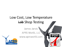 Low Cost, Low Temperature Shop Testing