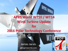 APRS World WT10/WT14 Wind Turbine Update