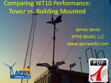  Comparing WT10 Performance: tower vs. Building Mounted